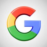 Home google icon isolated 3d render illustration