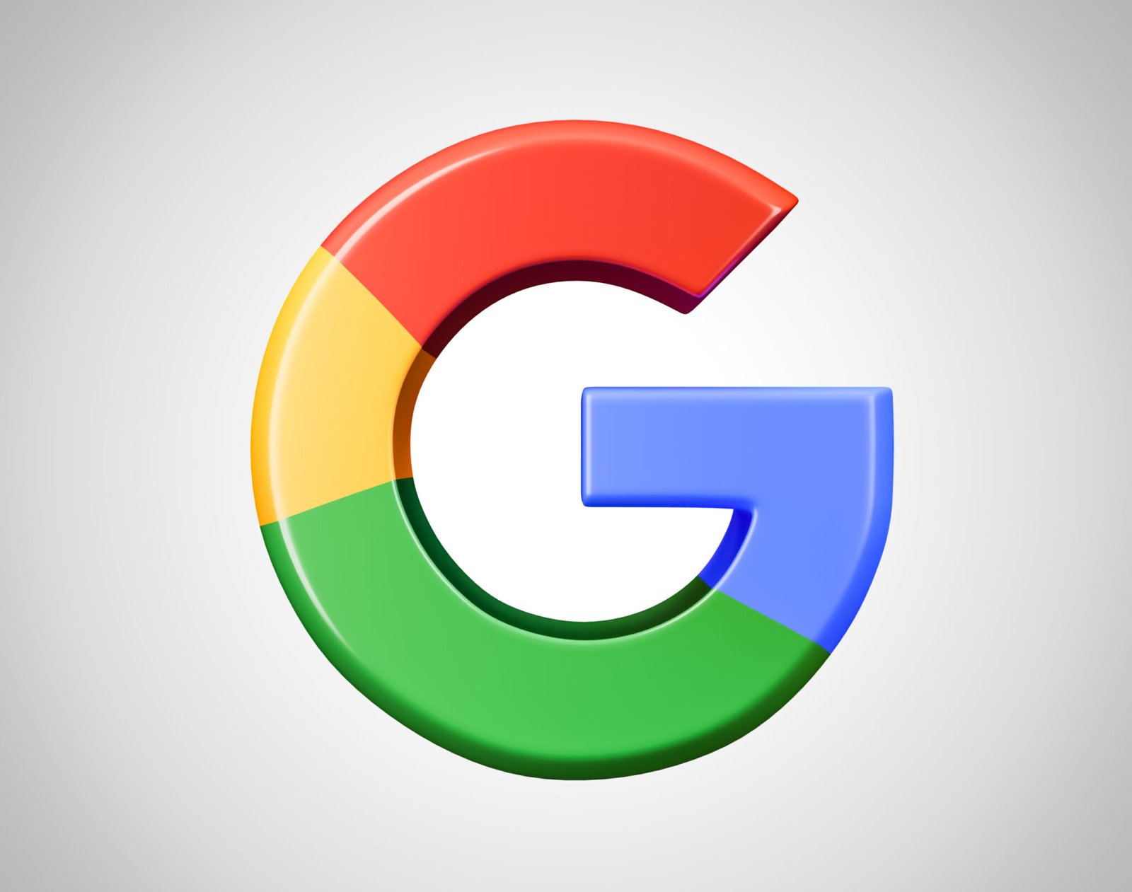 google icon isolated 3d render illustration
